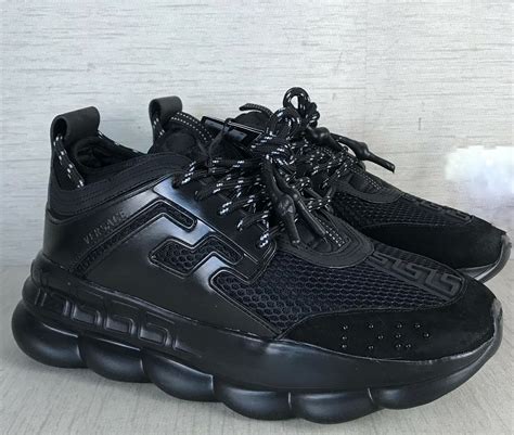 black versace shoes chain reaction|versace chain reaction sneakers price.